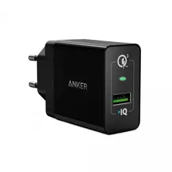 Kućni punjač Anker PowerPort+1, QC 3.0, crni, A2013L11