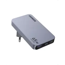 Kučni punjač Ugreen, 65W, 1xUSB-A, 2xUSB-C, GaN, 25356