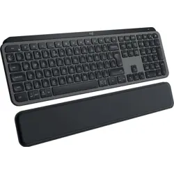 Logitech MX Keys S Plus, with palm rest, graphite, 920-011586