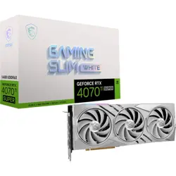 MSI RTX4070Ti SUPER 16G Gaming Slim White, 16GB GDDR6X, V513-843R