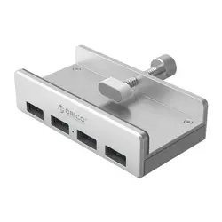 Orico HUB 4-portni USB3.0, 4x USB-A, clip type, srebrni, MH4PU-SV-BP