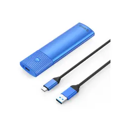 Orico vanjsko kućište SATA M.2 SSD, USB3.2 Gen1, ALU Blue, PWM2-BL-EP