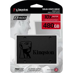 Kingston SSD 480GB A400 2.5" SATA, SA400S37/480G
