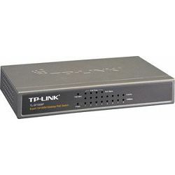 TP-Link Switch TL-SF1008P, 8-Port 10/100Mbps Desktop Switch with 4-Port PoE+