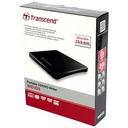 DVDRW Transcend USB 2.0 TS8X Black, TS8XDVDS-K